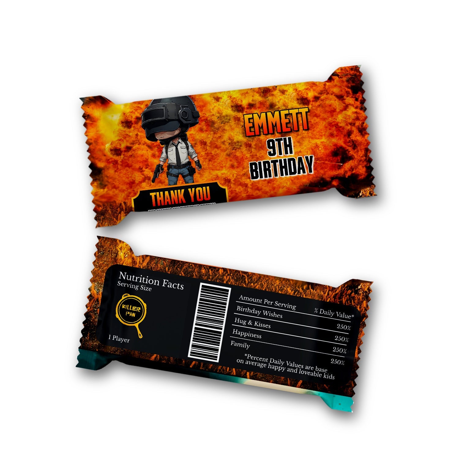 PUBG Rice Krispies Treats Label & Candy Bar Label