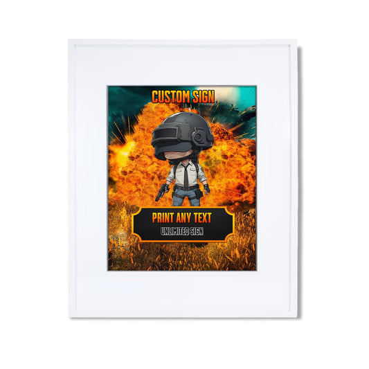 PUBG Custom Sign