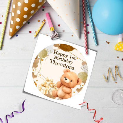 Bear Personalized Icing Sheet Cake Images