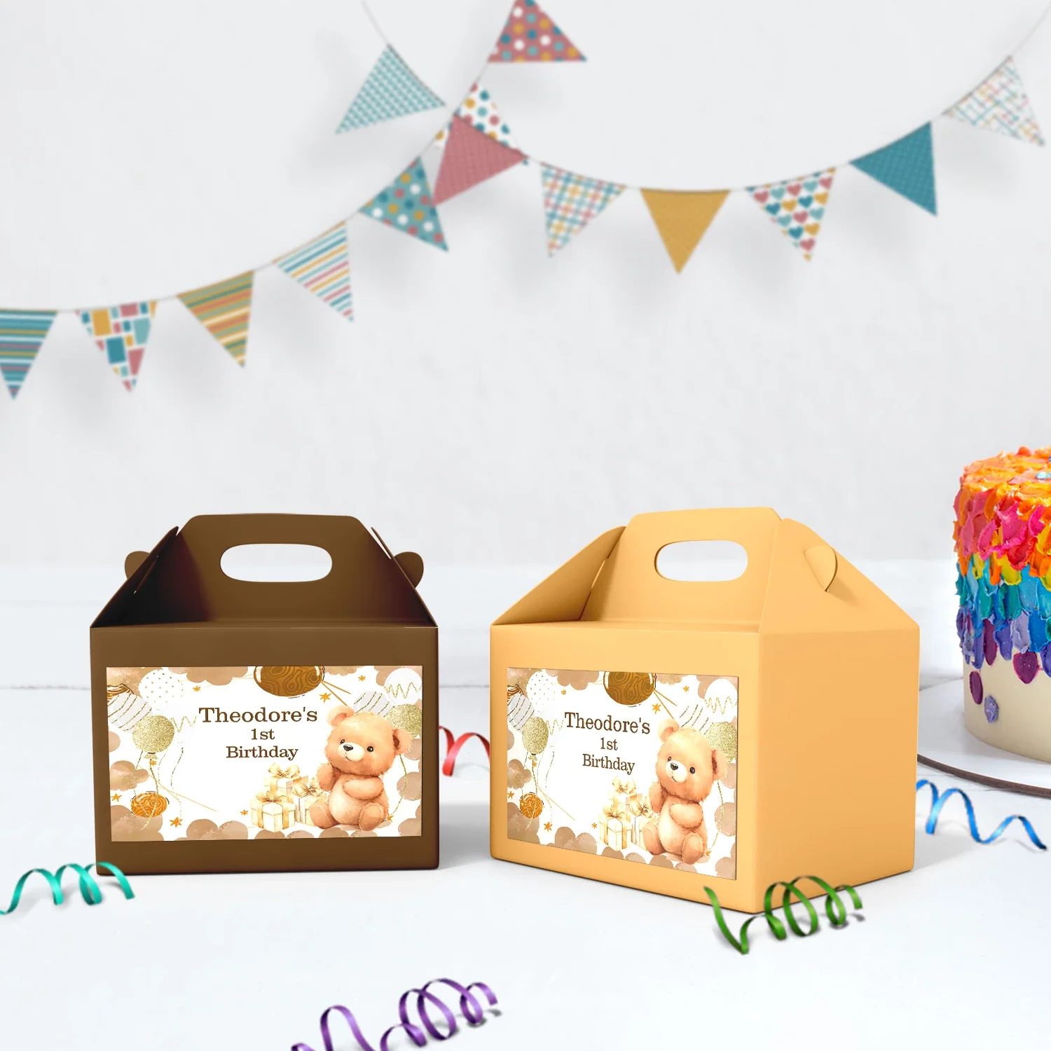 1st Birthday Birthday Decorations, Teddy Bear Party Supplies, Paddington Bear Themed, Bear doll toys Digital Template, Editable Bear Image SVG PNG