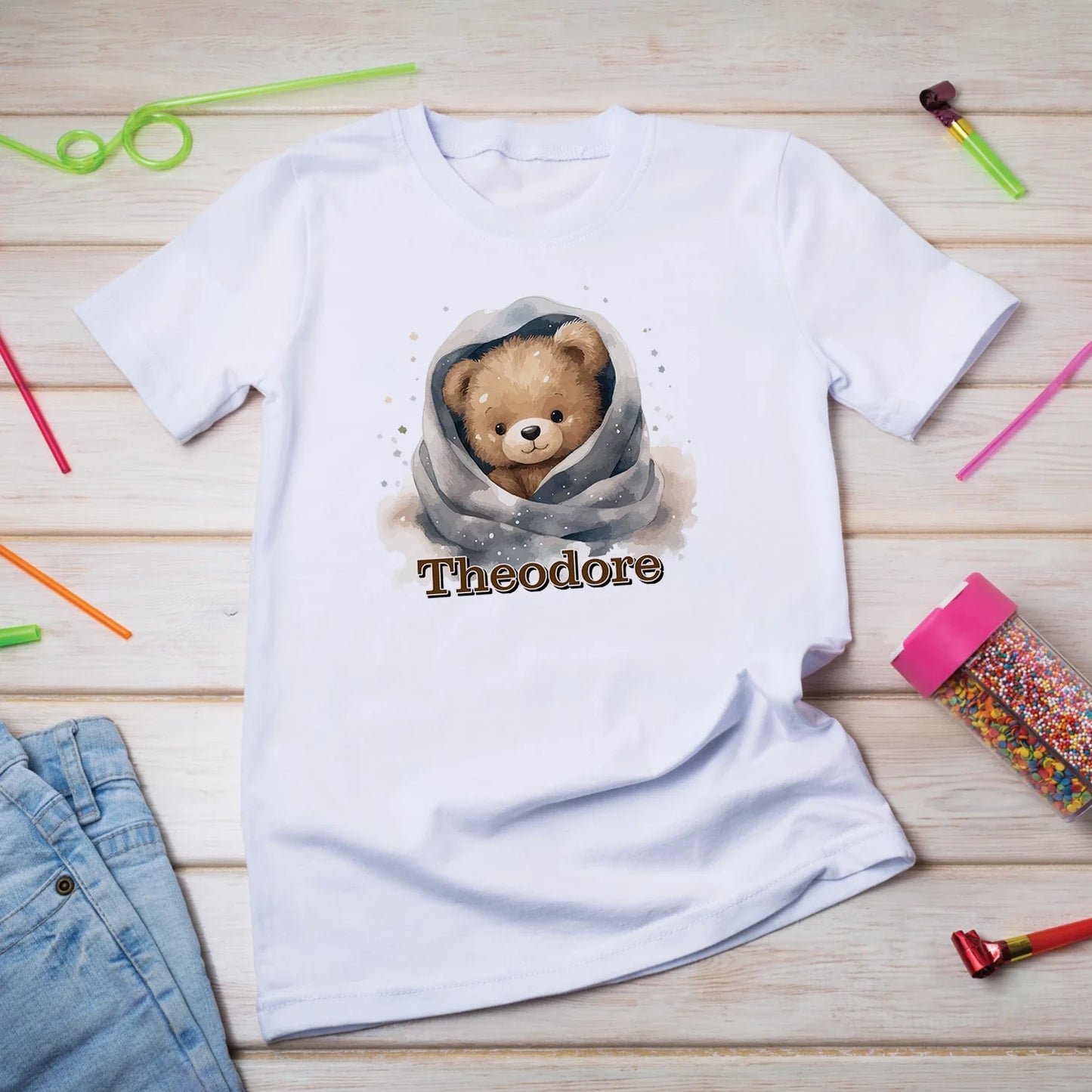 1st Birthday Birthday Decorations, Teddy Bear Party Supplies, Paddington Bear Themed, Bear doll toys Digital Template, Editable Bear Image SVG PNG