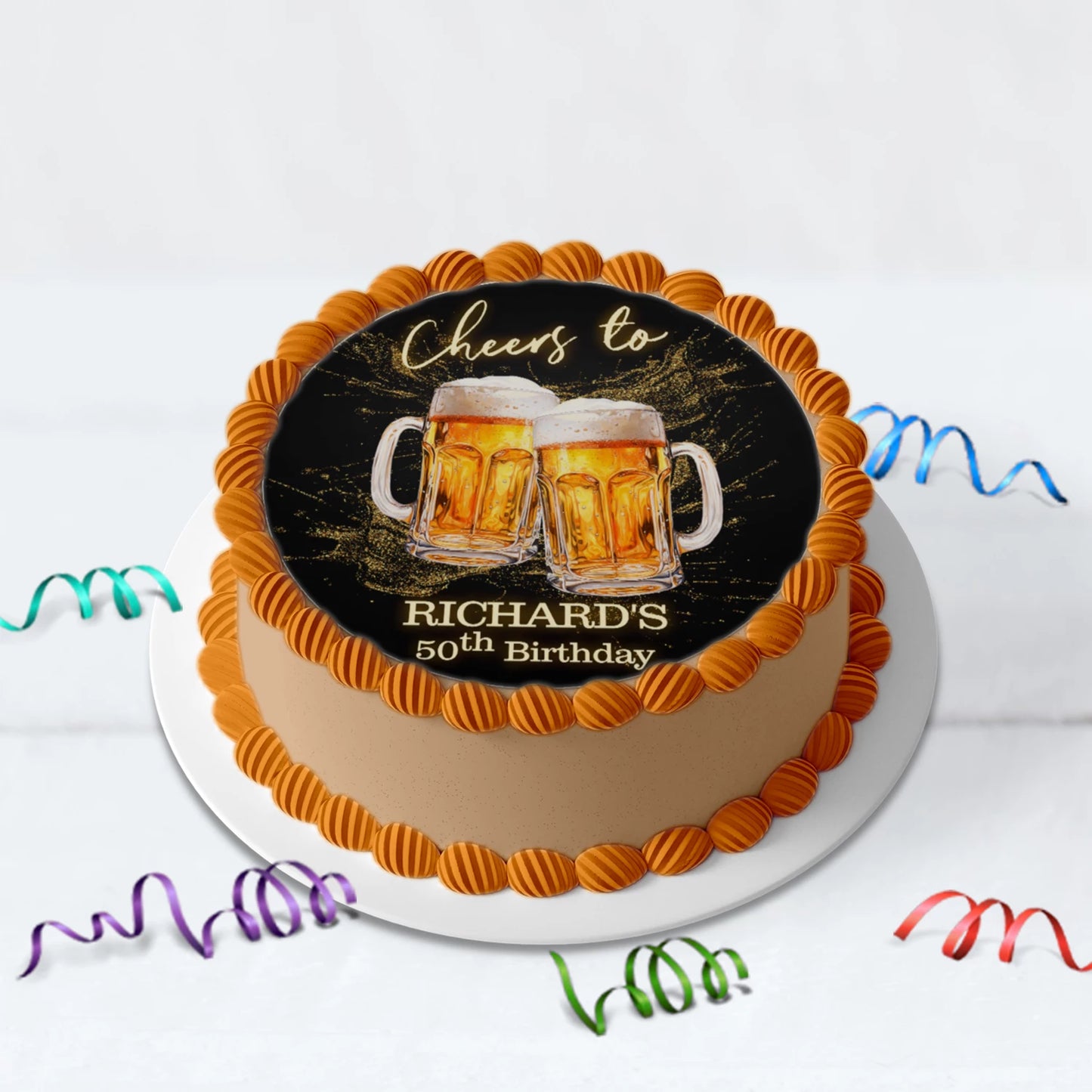 Beer Birthday Birthday Decorations, Adult Party Party Supplies, Mens Birthday Themed, 50th Birthday Digital Template, Editable Beer Adult Birthday Image SVG PNG