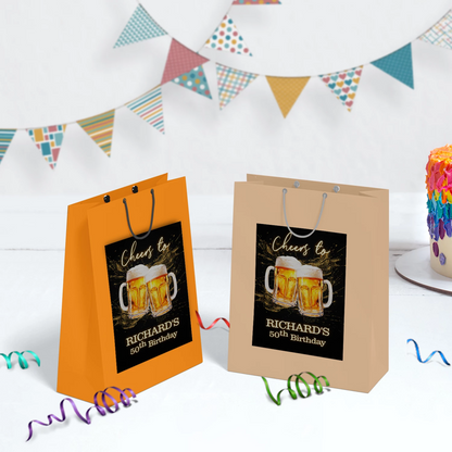 Beer Birthday Birthday Decorations, Adult Party Party Supplies, Mens Birthday Themed, 50th Birthday Digital Template, Editable Beer Adult Birthday Image SVG PNG