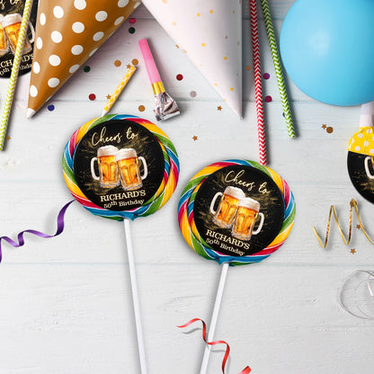Beer Birthday Birthday Decorations, Adult Party Party Supplies, Mens Birthday Themed, 50th Birthday Digital Template, Editable Beer Adult Birthday Image SVG PNG