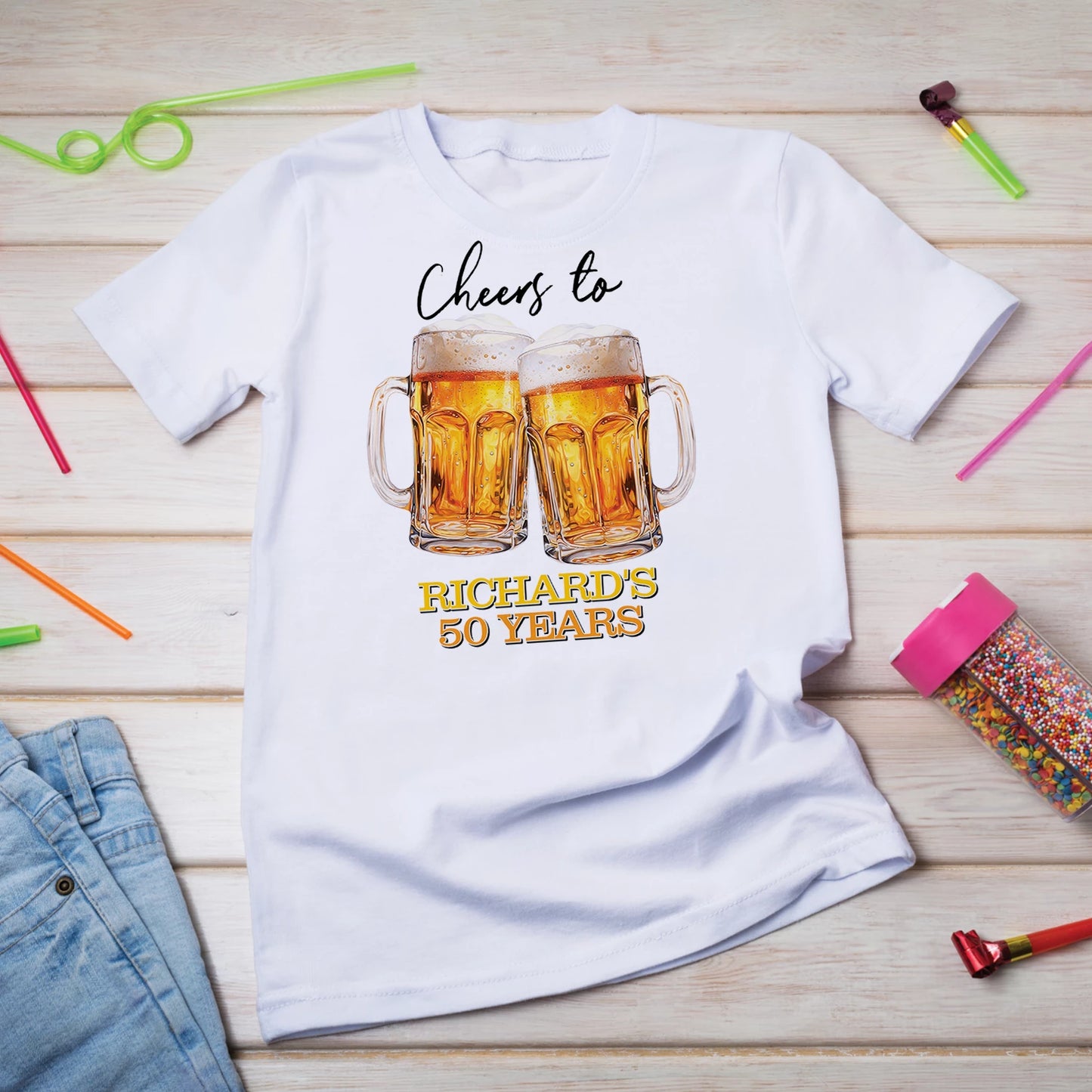 Beer Birthday Birthday Decorations, Adult Party Party Supplies, Mens Birthday Themed, 50th Birthday Digital Template, Editable Beer Adult Birthday Image SVG PNG