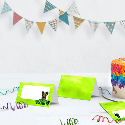 Billie Eilish Birthday Decorations, Billie Eilish Party Supplies, The Avocados Themed, Billie Eilish Fans Digital Template, Editable Billie Eilish Image SVG PNG