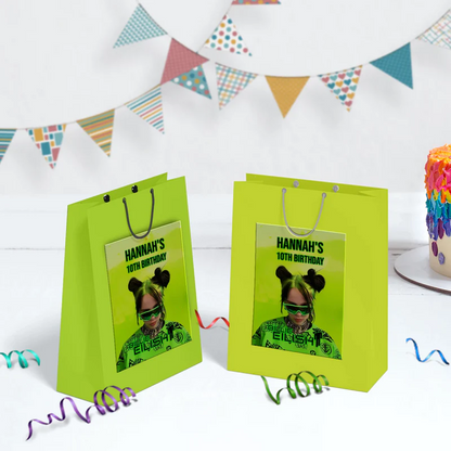 Billie Eilish Birthday Decorations, Billie Eilish Party Supplies, The Avocados Themed, Billie Eilish Fans Digital Template, Editable Billie Eilish Image SVG PNG