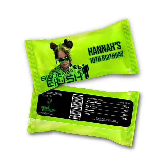 Billie Eilish Skittles Label