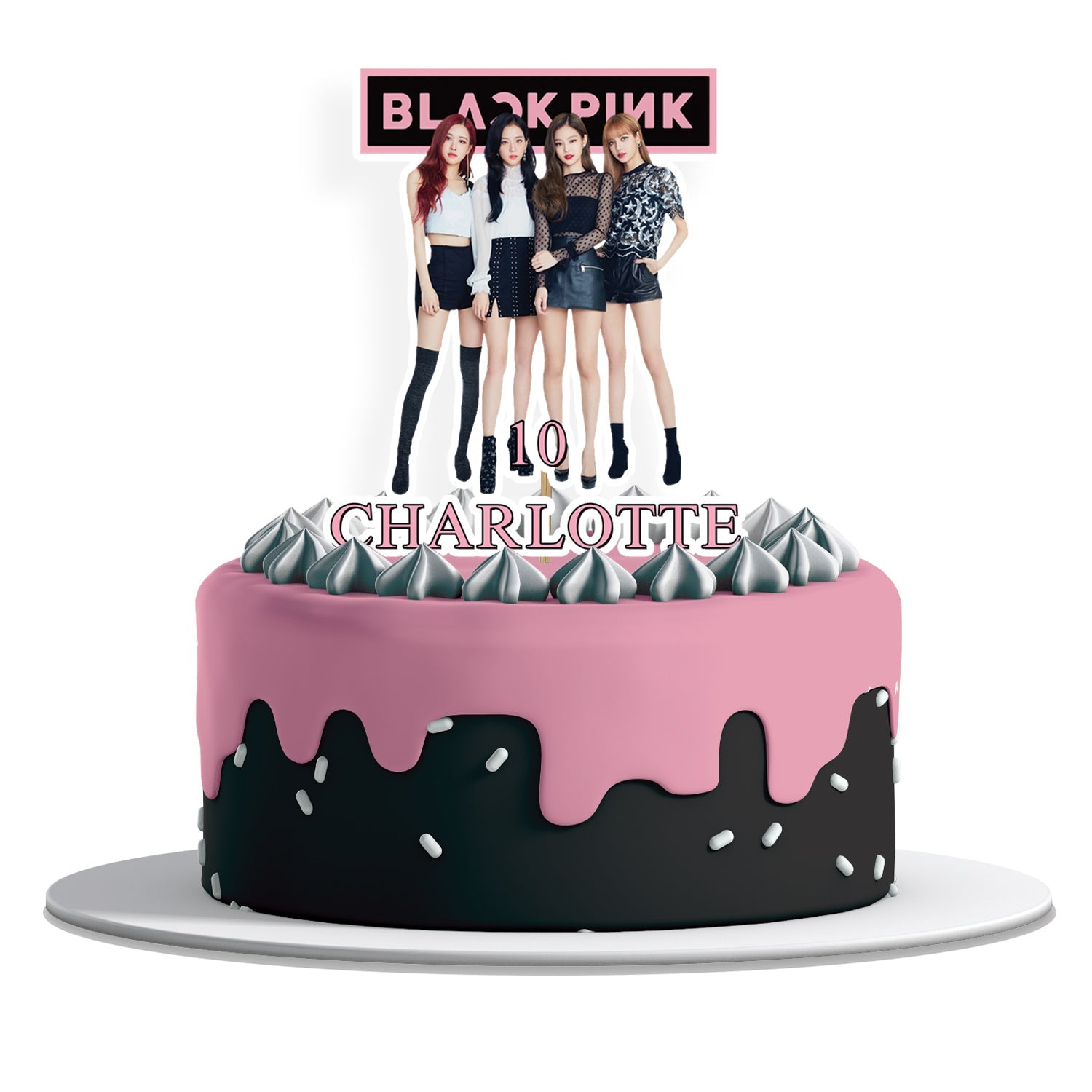 BlackPink Personalized Cake Toppers