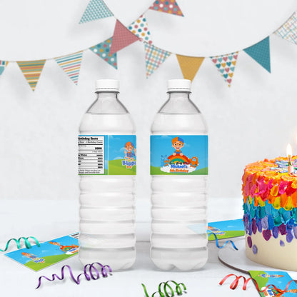 Educational theme Birthday Decorations, Blippi Party Supplies, Blippi Themed, TV Series Digital Template, Editable Blippi Image SVG PNG