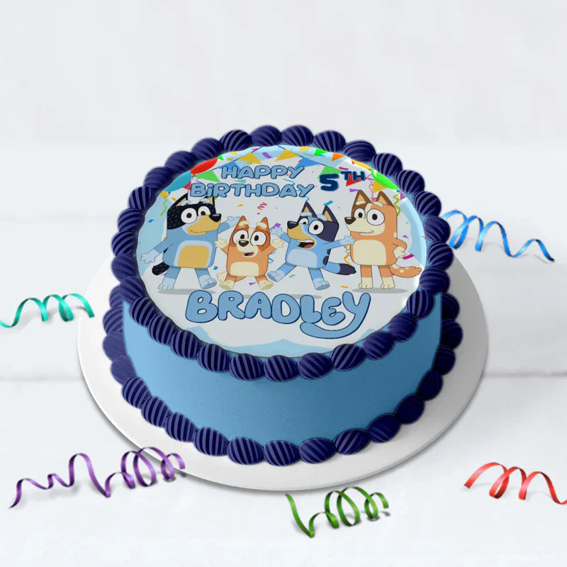 Bluey Birthday Decorations, Bluey and Bingo Party Supplies, Bluey Themed, Bluey Digital Template, Editable Bluey Image SVG PNG