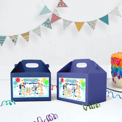 Bluey Birthday Decorations, Bluey and Bingo Party Supplies, Bluey Themed, Bluey Digital Template, Editable Bluey Image SVG PNG