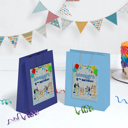 Bluey Birthday Decorations, Bluey and Bingo Party Supplies, Bluey Themed, Bluey Digital Template, Editable Bluey Image SVG PNG