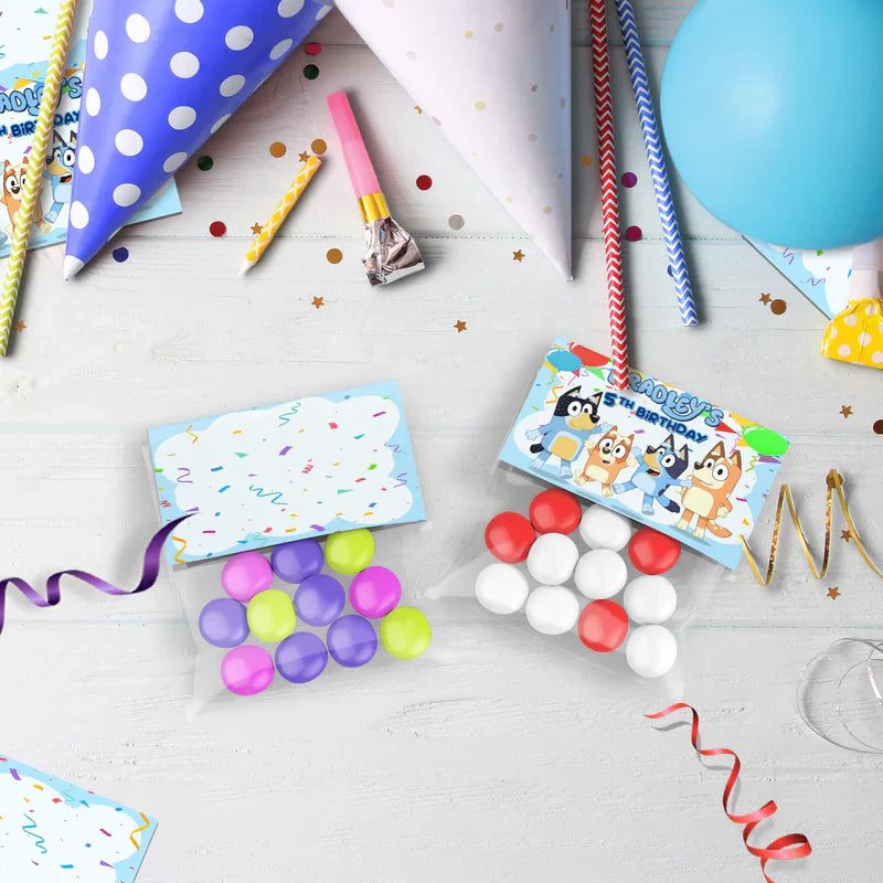 Bluey Birthday Decorations, Bluey and Bingo Party Supplies, Bluey Themed, Bluey Digital Template, Editable Bluey Image SVG PNG