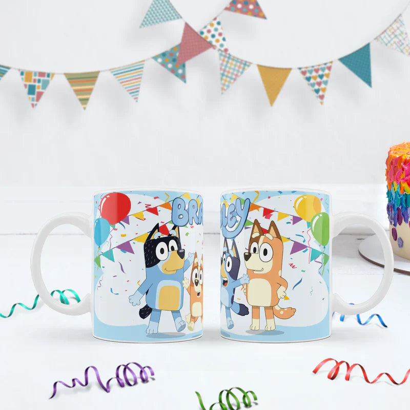 Bluey Birthday Decorations, Bluey and Bingo Party Supplies, Bluey Themed, Bluey Digital Template, Editable Bluey Image SVG PNG