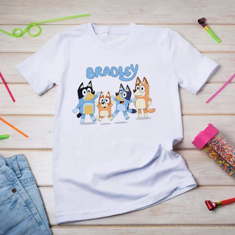 Bluey Birthday Decorations, Bluey and Bingo Party Supplies, Bluey Themed, Bluey Digital Template, Editable Bluey Image SVG PNG