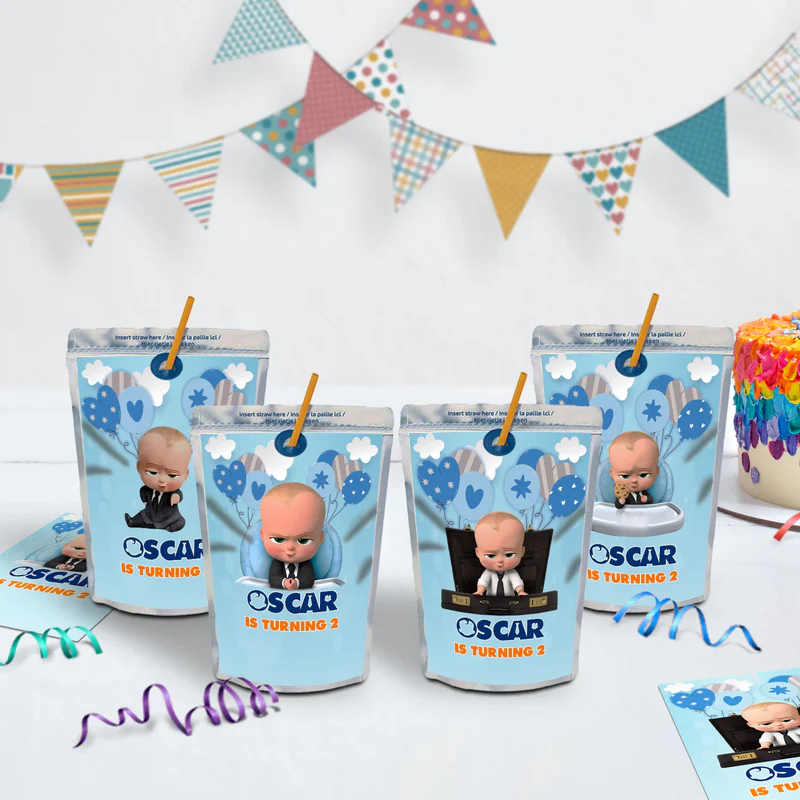 The Boss Baby Birthday Decorations, The Boss Baby Party Supplies, The Boss Baby Themed, The Boss Baby Digital Template, Editable The Boss Baby Image SVG PNG