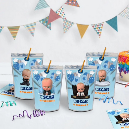 The Boss Baby Birthday Decorations, The Boss Baby Party Supplies, The Boss Baby Themed, The Boss Baby Digital Template, Editable The Boss Baby Image SVG PNG