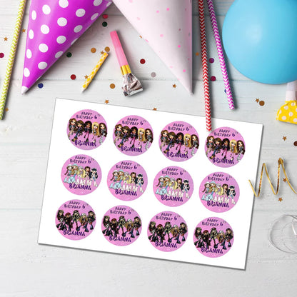 Bratz Personalized Cupcakes Toppers | Edible Party Decor | DIY Download