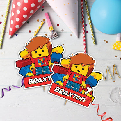 Lego City Birthday Decorations, Building Blocks Party Supplies, Bricks, Lego, Brick SVG