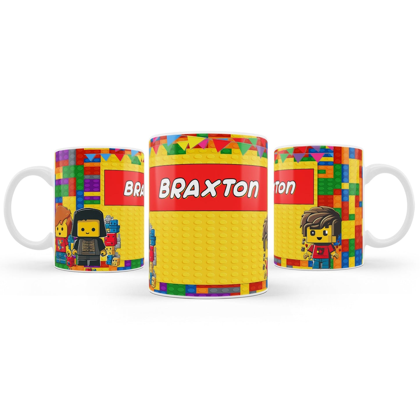Sublimation mug with a Lego theme