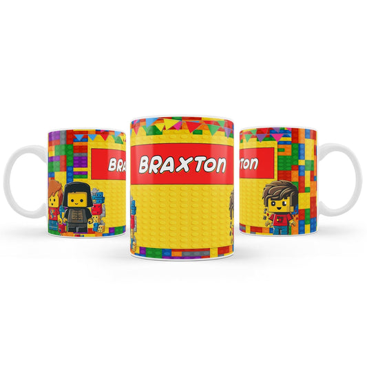 Sublimation mug with a Lego theme