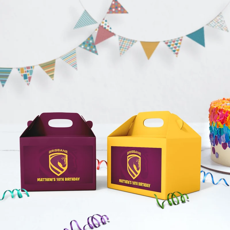 Broncos Birthday Decorations, NRL Broncos Party Supplies, Brisbane Themed, Broncos Digital Template, Editable Brisbane Broncos Image SVG PNG