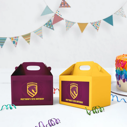 Broncos Birthday Decorations, NRL Broncos Party Supplies, Brisbane Themed, Broncos Digital Template, Editable Brisbane Broncos Image SVG PNG