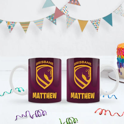 Broncos Birthday Decorations, NRL Broncos Party Supplies, Brisbane Themed, Broncos Digital Template, Editable Brisbane Broncos Image SVG PNG