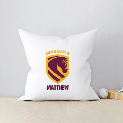 Broncos Birthday Decorations, NRL Broncos Party Supplies, Brisbane Themed, Broncos Digital Template, Editable Brisbane Broncos Image SVG PNG