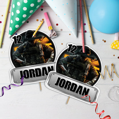 Call of Duty Black Ops 6 Birthday Decorations, Military Games Party Supplies, Call of Duty Themed, Shooter Games Digital Template, Editable Call of Duty Image SVG PNG