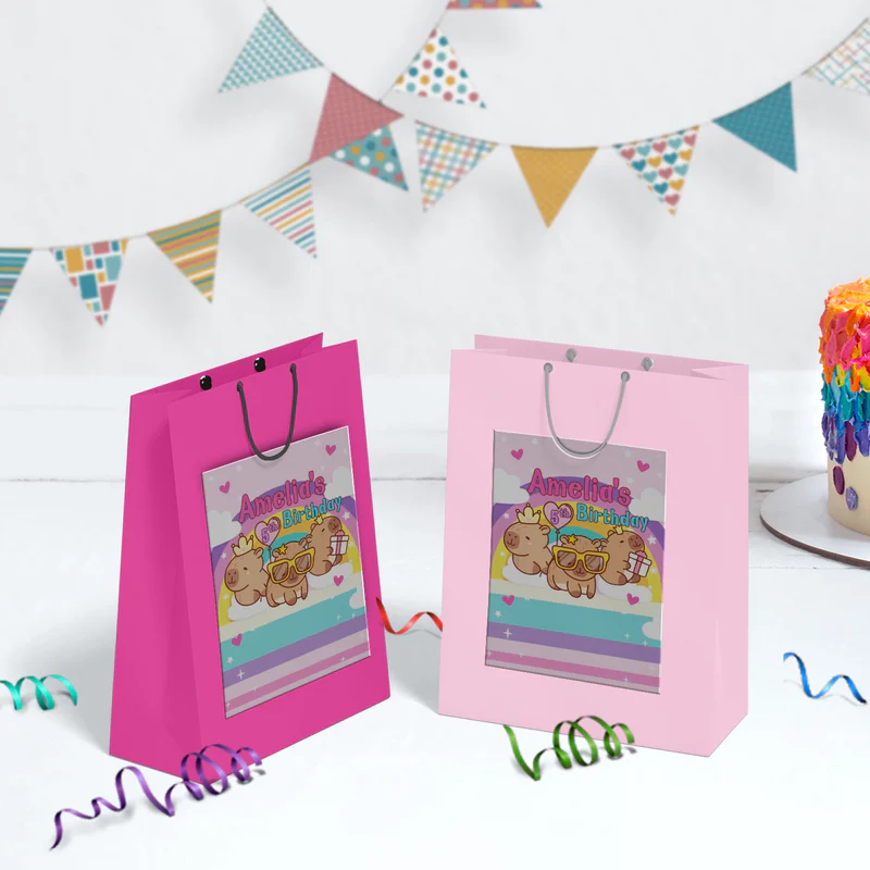 Capybara Birthday Decorations, capybara pets Party Supplies, tropical vibes Themed, Capybara Digital Template, Editable Capybara Image SVG PNG