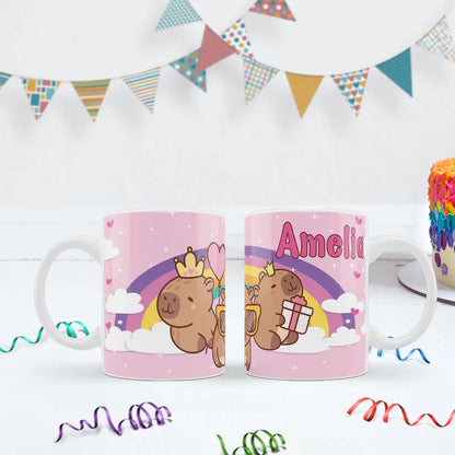 Capybara Birthday Decorations, capybara pets Party Supplies, tropical vibes Themed, Capybara Digital Template, Editable Capybara Image SVG PNG