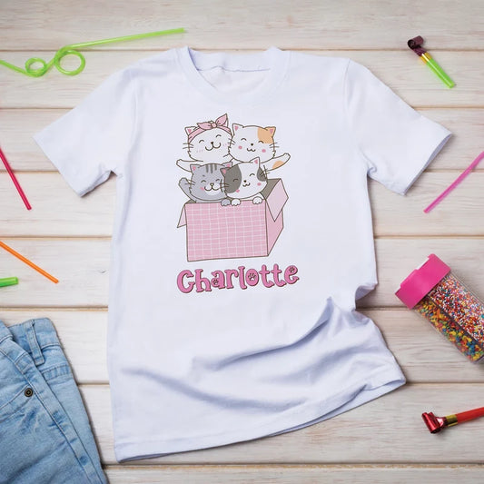 Cool Cats & Kittens Birthday Decorations, Cute Cat Party Supplies, Cat Lover Themed, Kitten Digital Template, Editable Cats & Kittens Image SVG PNG