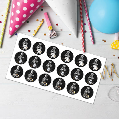 Chanel Inspired Personalized Cupcake Toppers Chic Style