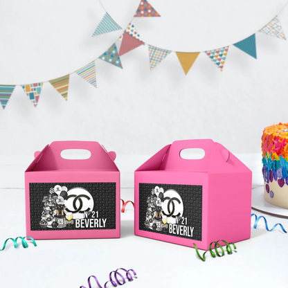 Luxury Bag Birthday Decorations, Chanel Inspired Party Supplies, Designer Chanel Themed, Coco Chanel Digital Template, Editable Chanel Inspired Image SVG PNG