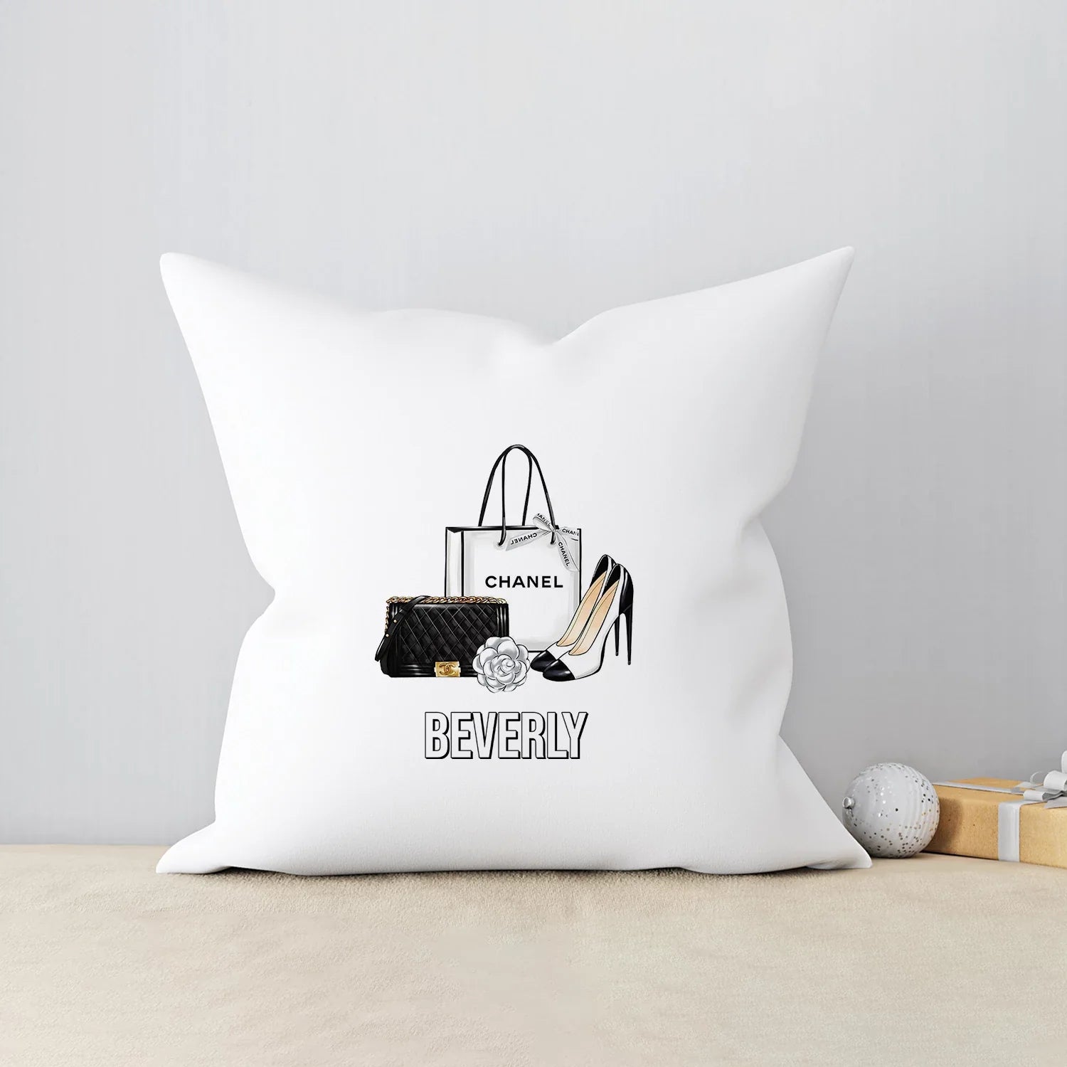 Luxury Bag Birthday Decorations, Chanel Inspired Party Supplies, Designer Chanel Themed, Coco Chanel Digital Template, Editable Chanel Inspired Image SVG PNG