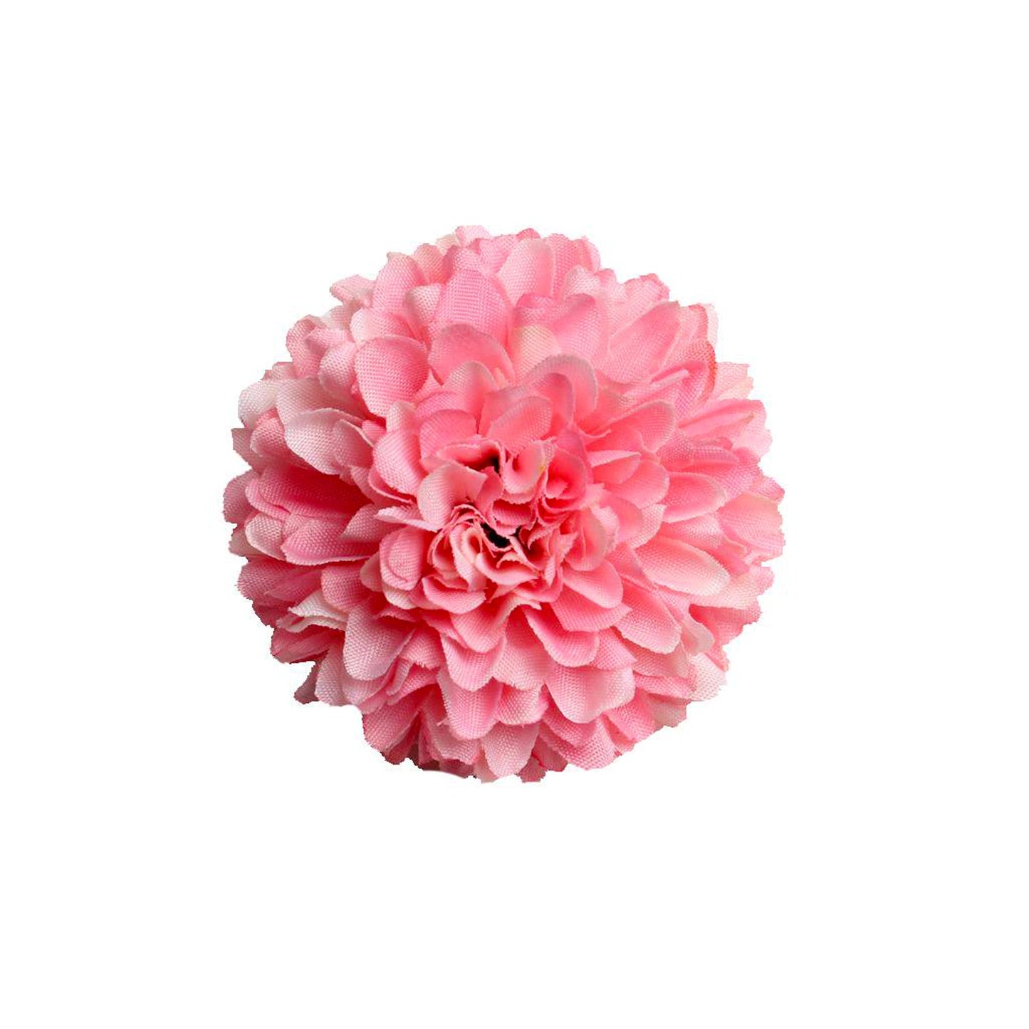Pink Carnation Pompom  Artificial Flower Head Cake Topper | Flower Head Cake Decoration