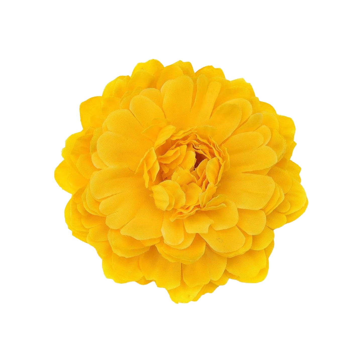 Yellow Chrysanthemum Artificial Flower Head Cake Topper | Flower Head Cake Decoration