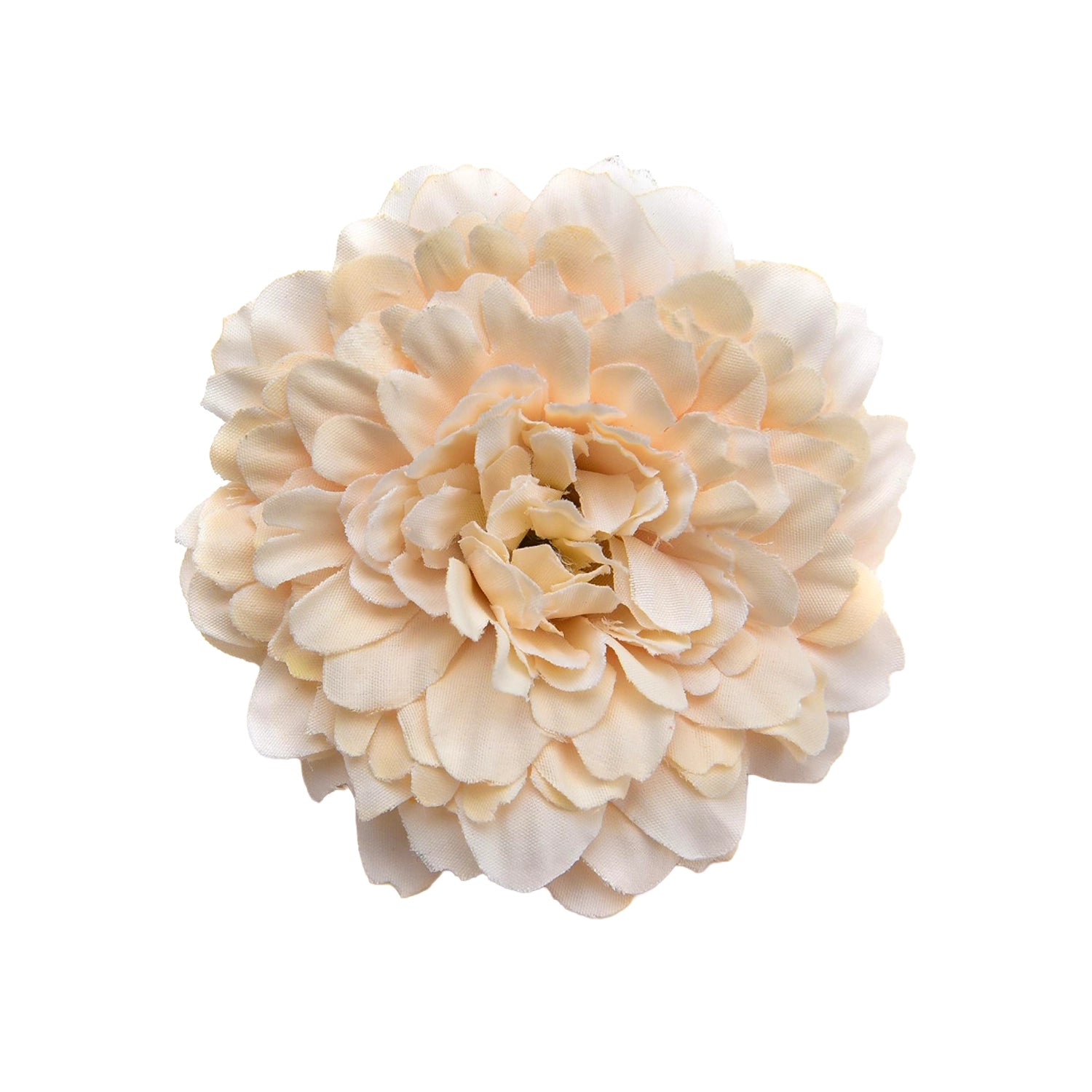 Cream Chrysanthemum Artificial Flower Head Cake Topper | Flower Head Cake Decoration