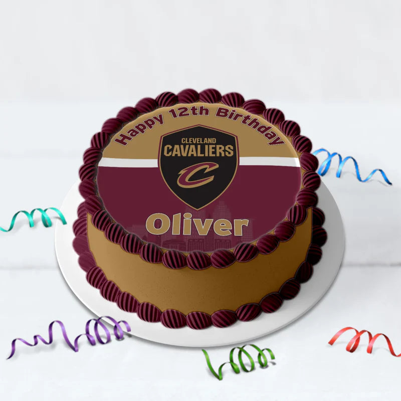 Cleveland Basketball Birthday Decorations, The Cavs Party Supplies, NBA Basketball Team Themed, Cleveland Cavaliers Digital Template, Editable Cleveland Cavaliers Image SVG PNG