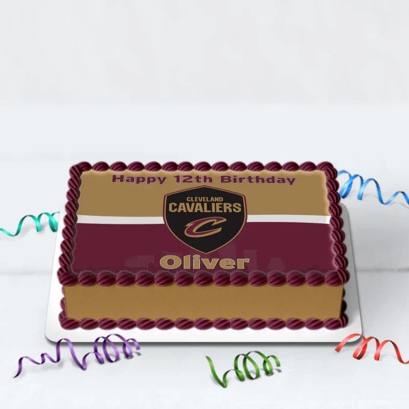 Cleveland Basketball Birthday Decorations, The Cavs Party Supplies, NBA Basketball Team Themed, Cleveland Cavaliers Digital Template, Editable Cleveland Cavaliers Image SVG PNG