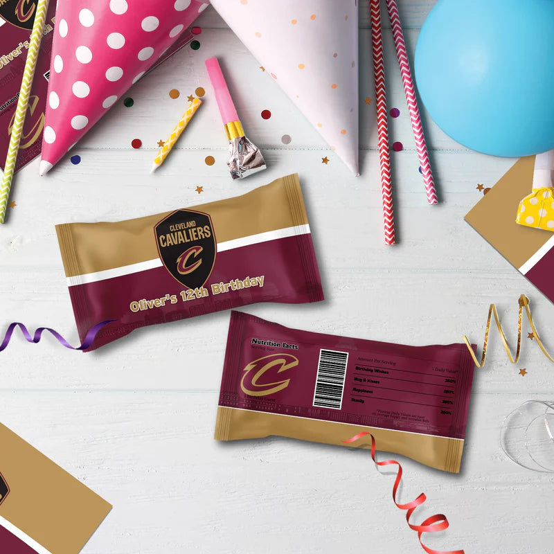 Cleveland Basketball Birthday Decorations, The Cavs Party Supplies, NBA Basketball Team Themed, Cleveland Cavaliers Digital Template, Editable Cleveland Cavaliers Image SVG PNG