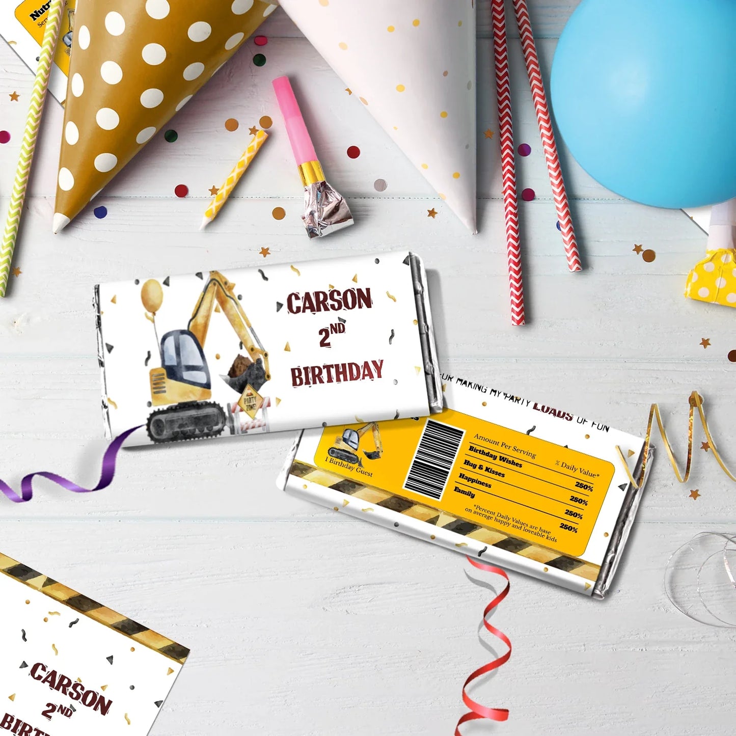 Construction Birthday Decorations, Engineer Birthday Party Supplies, Excavator Themed, Digger Digital Template, Editable Construction Image SVG PNG