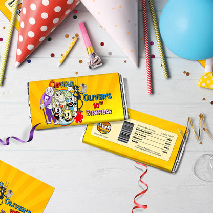 cuphead Birthday Decorations, netflix Party Supplies, cuphead games Themed, cuphead Digital Template, Editable CUPHEAD Image SVG PNG