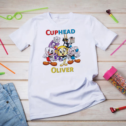 cuphead Birthday Decorations, netflix Party Supplies, cuphead games Themed, cuphead Digital Template, Editable CUPHEAD Image SVG PNG