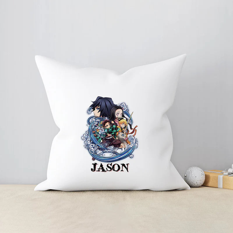 Demon Slayer Birthday Decorations, Anime Series Party Supplies, Demon Slayer Themed, Demon Slayer Digital Template, Editable Demon Slayer Image SVG PNG