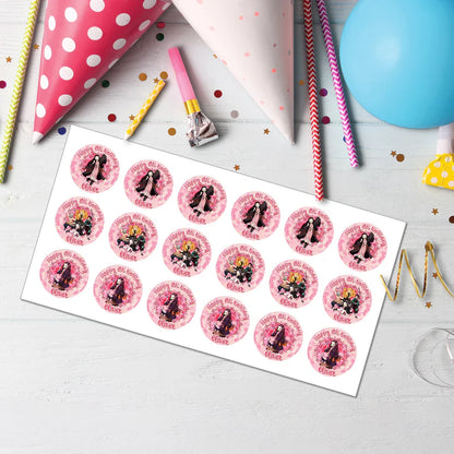 Demon Slayer Nezuko Cupcake Toppers Birthday Party Decor