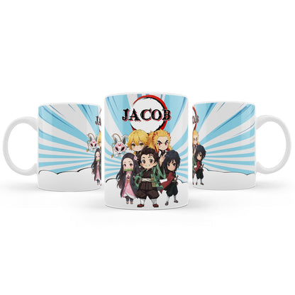 Sublimation mug featuring Demon Slayer design