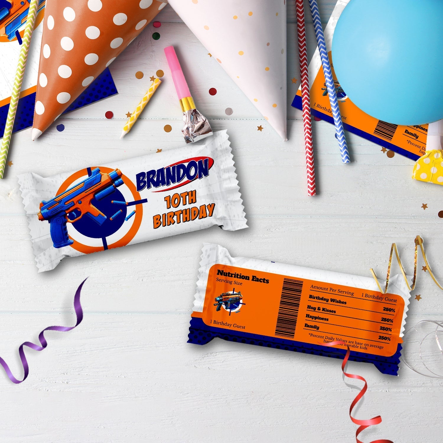 Nerf Birthday Decorations, Water Gun Party Supplies, Gun War, Dart Gun, Dart Gun SVG